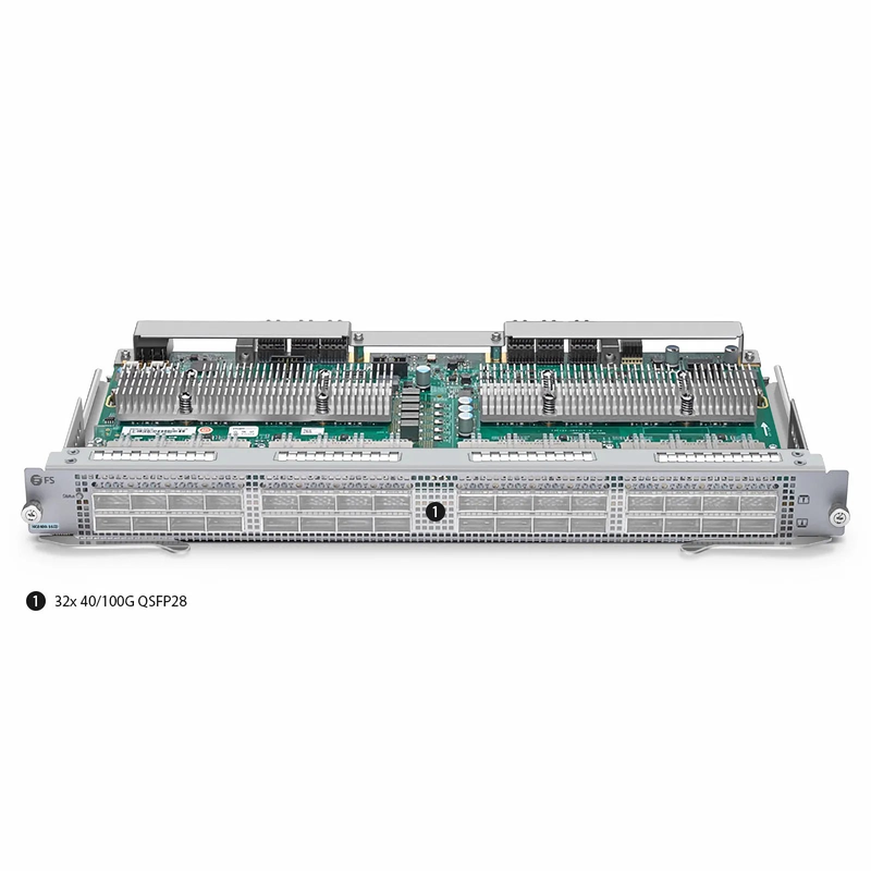 SFPS NC8400-32C, 32-Port 100Gb QSFP28 Line Card for Data Center Chassis Switch NC8400-4TH SFPS