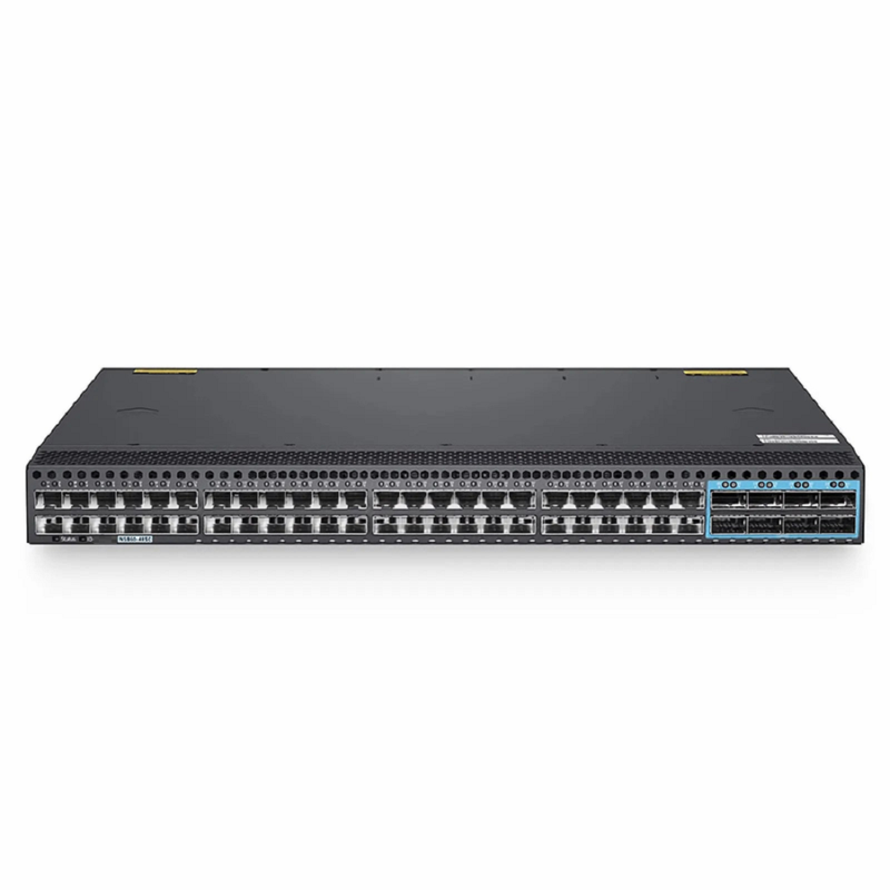 SFPS N5860-48SC, 48-Port Ethernet L3 Data Center Switch, 48 x 10Gb SFP+, with 8 x 100Gb QSFP28, Support MLAG/Stacking, Broadcom Chip, Dual AC PSUs, Front-to-Back Airflow SFPS