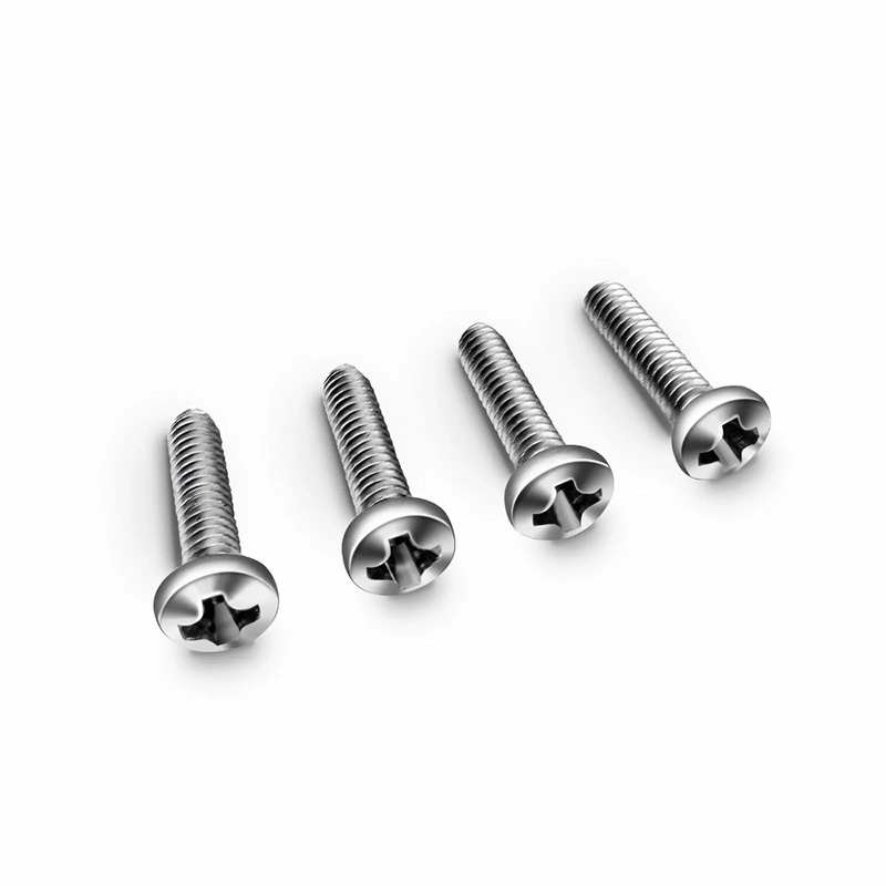 SFPS M2A8mm Model Screw and Nut, Nickel-plated, Silver, 50pcs/Pack SFPS