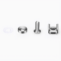 SFPS M5A16mm Model Screw and Nut, Nickel-plated, Silver, 50pcs/Pack SFPS