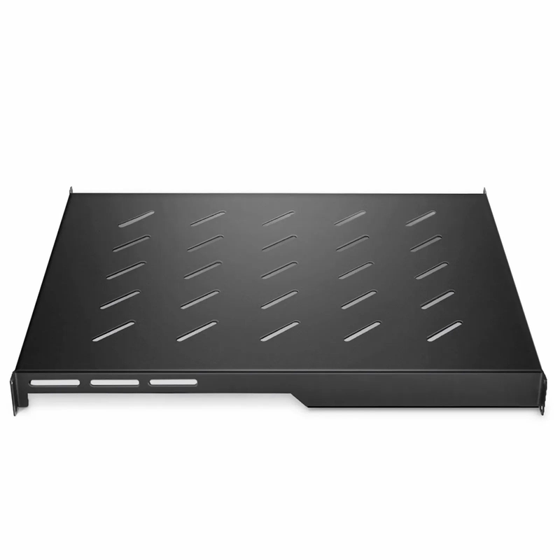 SFPS 1U 19'' Vented Cantilever Fixed Shelf, SPCC, 21"(550mm) Deep, 132lbs (60kg) Capacity SFPS