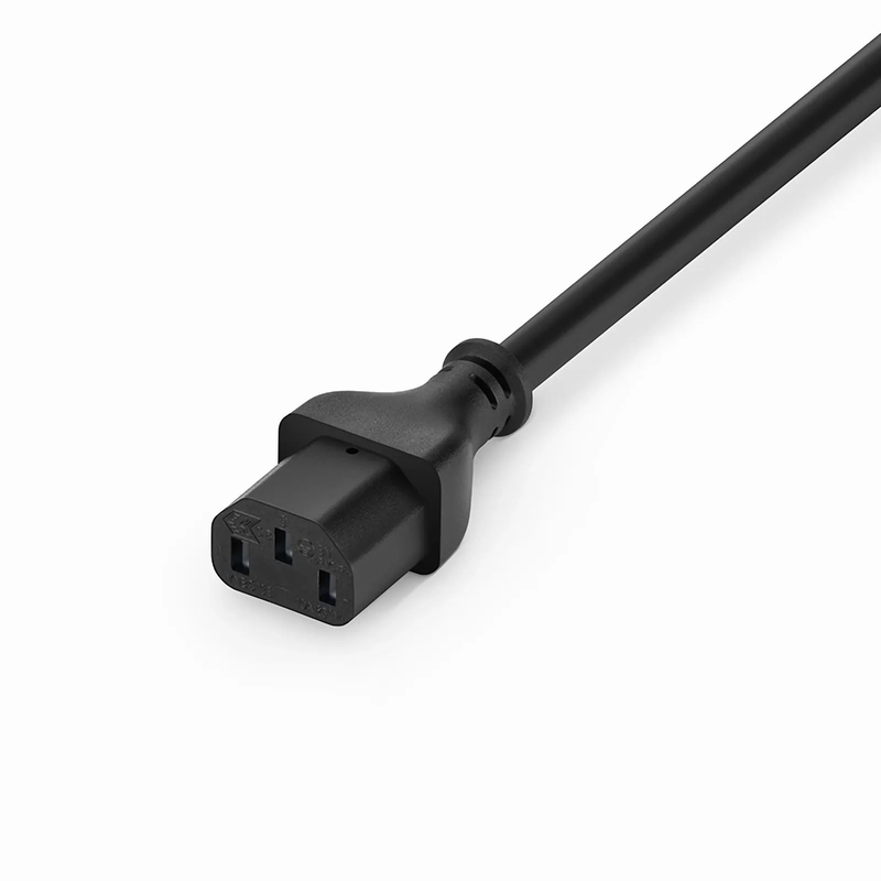 SFPS 3ft (0.9m) IEC60320 C14 to IEC60320 C13 16AWG 250V/13A Power Extension Cord, Black SFPS