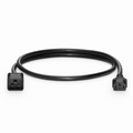 SFPS 3ft (0.9m) IEC60320 C20 to IEC60320 C13 14AWG 250V/10A Power Cord, Black SFPS