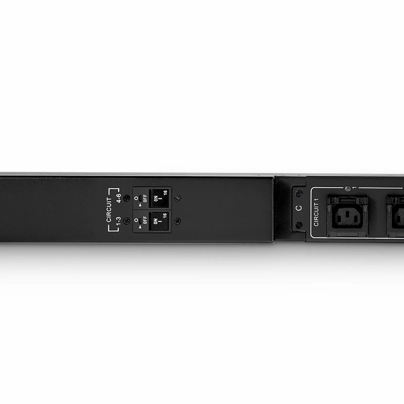 SFPS 6.24kW Single-Phase 30A/208V Switched Rack PDU, 21 x C13 & 3 x C19 Outlets, NEMA L6-30P Plug, 10ft Cord, 0U Vertical SFPS