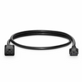 SFPS 3ft (0.9m) IEC60320 C20 to IEC60320 C13 14AWG 250V/15A Power Cord, Black SFPS
