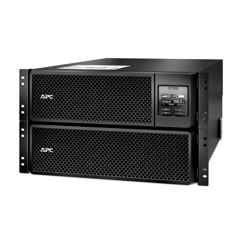SFPS APC Smart-UPS On-line, 8kVA/8kW, 208V, 4 x L6-20R & 2 x L6-30R NEMA Outlets, Network Card & SmartSlot, 4 Replaceable Battery Modules Included, Rack 6U/Tower Convertible SFPS