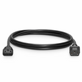 SFPS 6ft (1.8m) IEC60320 C14 to IEC60320 C13 18AWG 250V/10A Power Extension Cord, Black SFPS