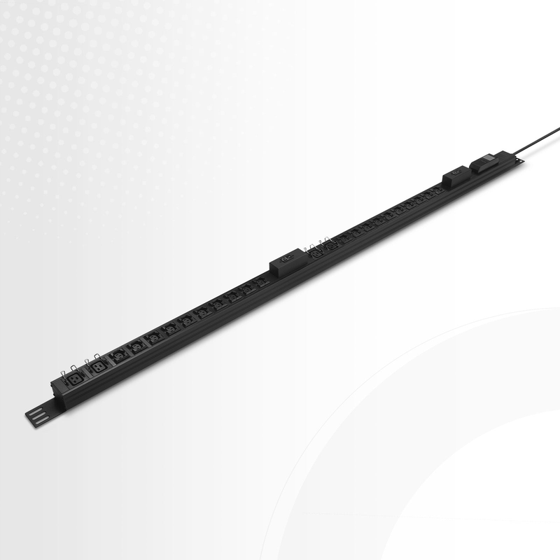 SFPS 7.36kW Single-Phase 32A/230V Metered Rack PDU, 20 x C13 & 4 x C19 Outlets, IEC309 32A 2P+E Plug, 10ft Cord, 0U Vertical SFPS