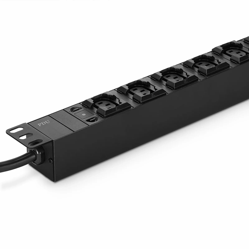 SFPS 1.92kW Single-Phase 16A/120V Basic Rack PDU, 6 x C13 & 2 x C19 Outlets, IEC320 C20 Plug, 10ft Cord, 1U Rack-Mount SFPS