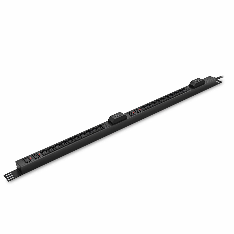 SFPS 7.36kW Single-Phase 32A/230V Basic Rack PDU, 20 x C13 & 4 x C19 Outlets, IEC309 32A 2P + E Plug, 10ft Cord, 0U Vertical SFPS