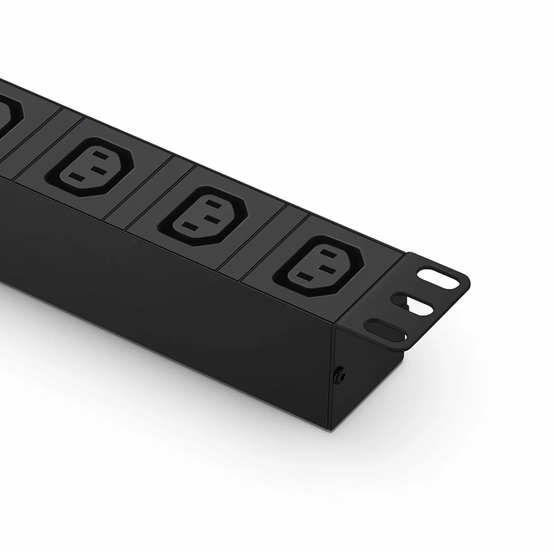 SFPS 1.8kW Single-Phase 16A/250V Basic Rack PDU, 8 x C13 Outlets, CEE7 Plug, 6.6ft Cord, 1U Rack-Mount SFPS