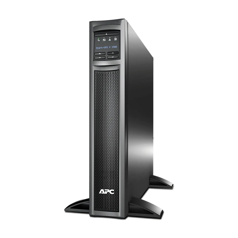 SFPS APC Smart-UPS X, Line Interactive, 1500VA/1350W, 120V, 8 x NEMA 5-15R Outlets, SmartConnect & SmartSlot, 1 Replaceable Battery Module Included, Rack 2U/Tower Convertible SFPS