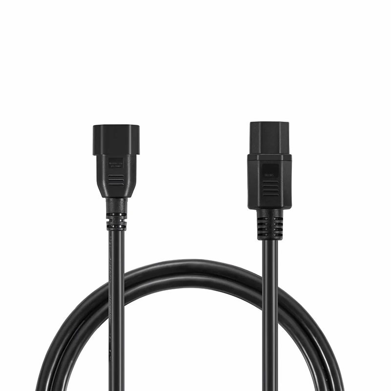 SFPS 6ft (1.8m) IEC60320 C14 to IEC60320 C15 14AWG 250V/15A Power Cord, Black SFPS
