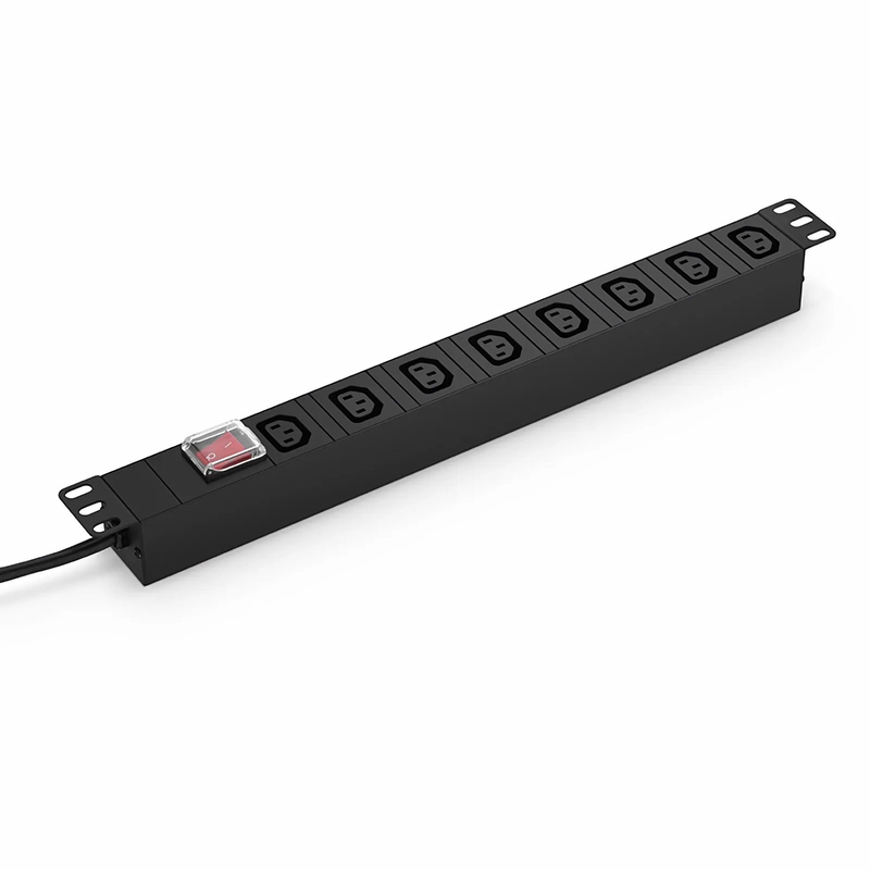 SFPS 1.8kW Single-Phase 16A/250V Basic Rack PDU, 8 x C13 Outlets, CEE7 Plug, 6.6ft Cord, 1U Rack-Mount SFPS