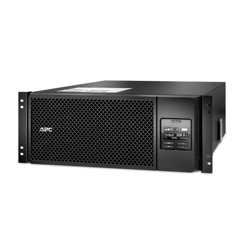 SFPS APC Smart-UPS On-line, 6kVA/6kW, 208V, 2 x L6-20R & 3 x L6-30R NEMA Outlets, Network Card & SmartSlot, 2 Replaceable Battery Modules Included, Rack 4U/Tower Convertible SFPS
