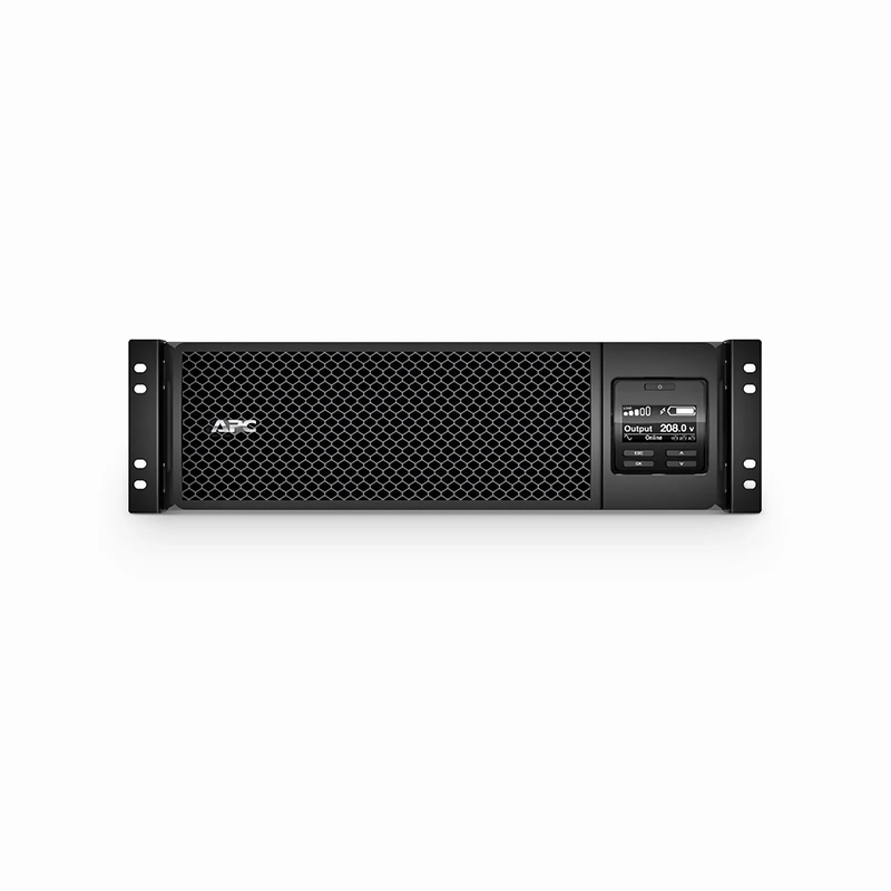 SFPS APC® Smart-UPS On-Line 5000VA Rackmount 3U UPS, 4x C13+4x C19 IEC Outlets, Network Card+SmartSlot and 3 Backup Batteries Included SFPS