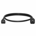 SFPS 2ft (0.6m) IEC60320 C14 to IEC60320 C21 Heavy-Duty 14AWG 250V/15A Power Cord, Black SFPS