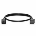 SFPS 3ft (0.9m) IEC60320 C20 to IEC60320 C19 14AWG 250V/16A Power Extension Cord, Black SFPS