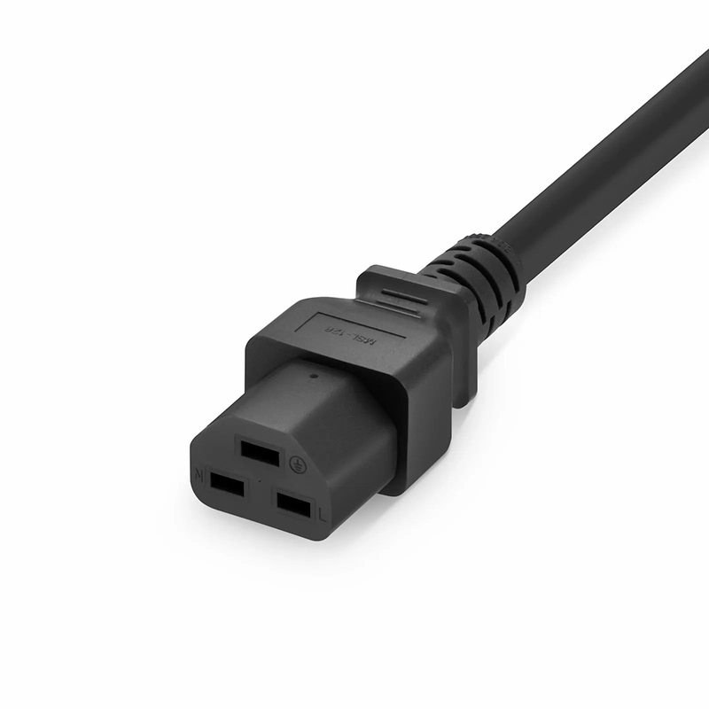SFPS 6ft (1.8m) IEC60320 C14 to IEC60320 C21 Heavy-Duty 14AWG 250V/15A Power Cord, Black SFPS