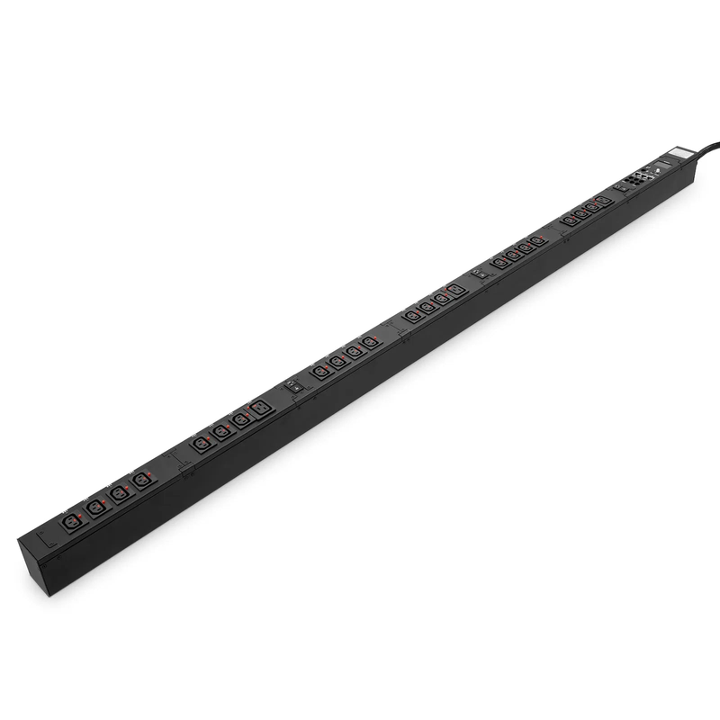 SFPS 23kW 3-Phase 32A/415V Switched Rack PDU, 21 x C13 & 3 x C19 Outlets, IEC309 32A 3P+N+PE Plug, 10ft Cord, 0U Vertical SFPS