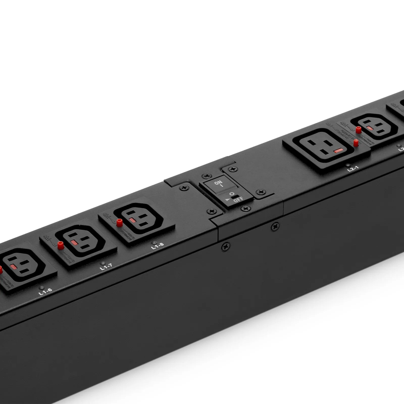 SFPS 23kW 3-Phase 32A/415V Switched Rack PDU, 21 x C13 & 3 x C19 Outlets, IEC309 32A 3P+N+PE Plug, 10ft Cord, 0U Vertical SFPS
