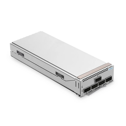 SFPS D6000 4ME4C 400G Muxponder, 4 x 100G QSFP28 to 1 x 400G QSFP-DD for D6000-CH1U Managed Chassis SFPS