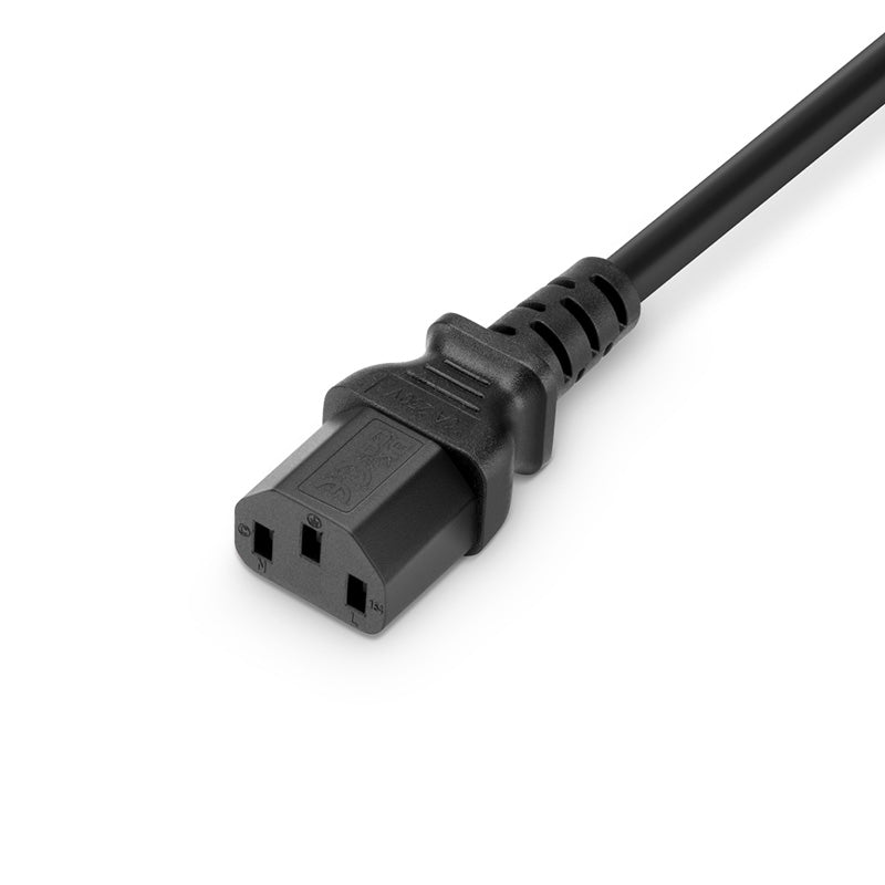 SFPS 6ft (1.8m) BS 1363 to IEC60320 C13 3 x 1.0mmA² 250V/10A Power Cord, Black SFPS