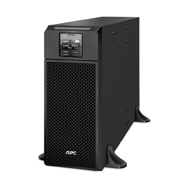 SFPS APC Smart-UPS On-line, 6kVA/6kW, 208V, 2 x L6-20R & 3 x L6-30R NEMA Outlets, Network Card & SmartSlot, 2 Replaceable Battery Modules Included, Rack 4U/Tower Convertible SFPS