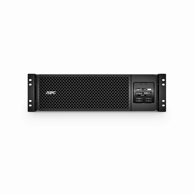SFPS APC® Smart-UPS On-Line 5400VA Rackmount 3U UPS, 2x L6-20R+2x L6-30R NEMA Outlets, Network Card+SmartSlot and 1 Backup Battery Included SFPS