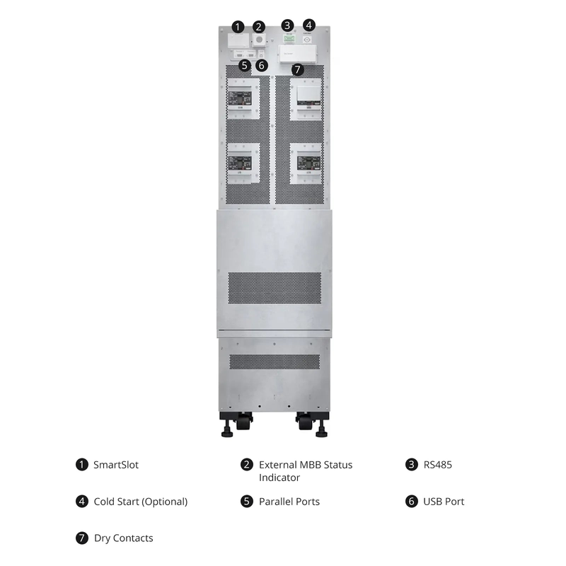 SFPS APC Easy UPS 3S, 15kVA/15kW, 208V, Hard Wire 4-wire Output (3PH+ G), Parallel up to 4UPSs SFPS