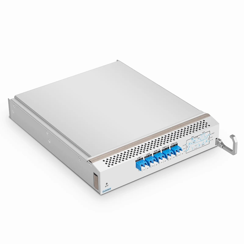 SFPS D7000 OLA2525, DWDM EDFA In-line Amplifier with Dual LA 15-25dB Gain, 21.5dBm Output for D7000 Series Managed Chassis, with Built in OSC, VOA SFPS