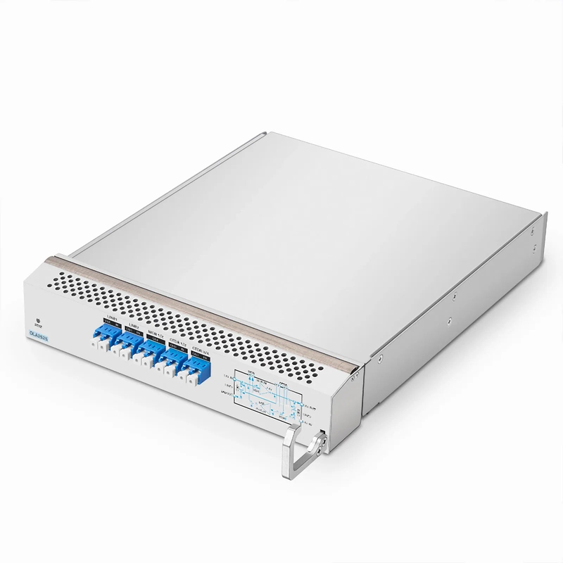 SFPS D7000 OLA2525, DWDM EDFA In-line Amplifier with Dual LA 15-25dB Gain, 21.5dBm Output for D7000 Series Managed Chassis, with Built in OSC, VOA SFPS