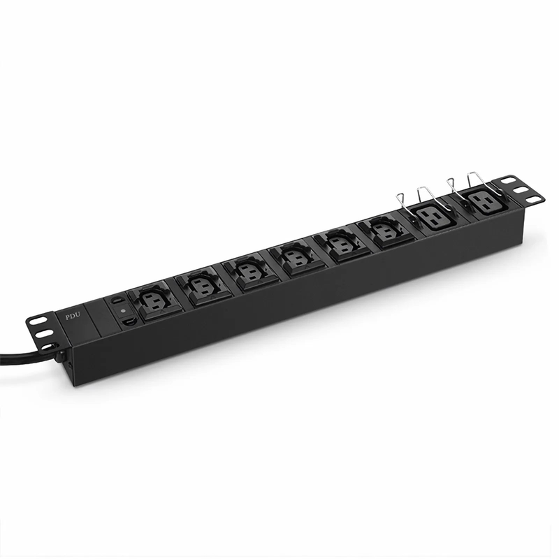 SFPS 1.92kW Single-Phase 16A/120V Basic Rack PDU, 6 x C13 & 2 x C19 Outlets, IEC320 C20 Plug, 10ft Cord, 1U Rack-Mount SFPS