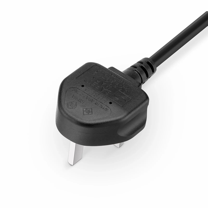 SFPS 6ft (1.8m) BS 1363 to IEC60320 C19 3 x 1.5mmA² 250V/13A Power Cord, Black SFPS