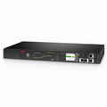 SFPS APCA® NetShelter Rack Automatic Transfer Switch, 1U, 20A, 200/208V, 2 L6-20 IN, 8 C13, 1 C19 OUT SFPS