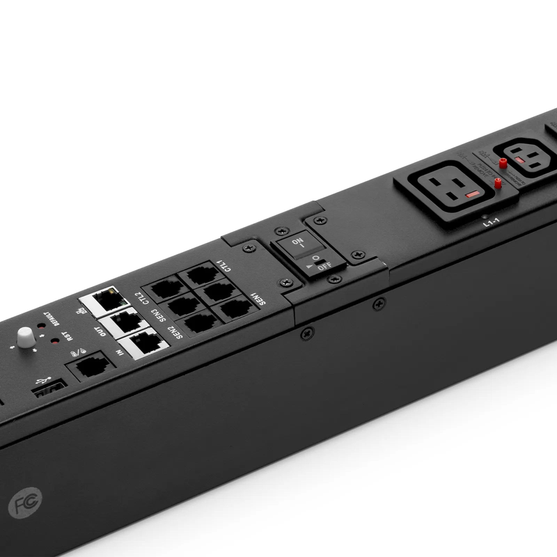 SFPS 7.20kW Single-Phase 30A/240V Switched Rack PDU, 21 x C13 & 3 x C19 Outlets, NEMA L6-30P Plug, 10ft Cord, 0U Vertical SFPS