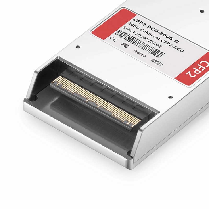 SFPS 400G DWDM Tunable CFP2 DCO 80km DOM Duplex LC/UPC SMF Coherent Optical Module, Used with D7000 Series SFPS