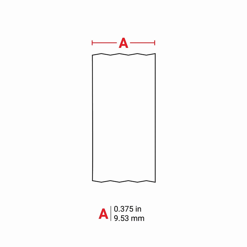 SFPS 0.375in.Wx 252in.L Panel Labels with Ribbon for M210 and M211 Printers, Black on White SFPS
