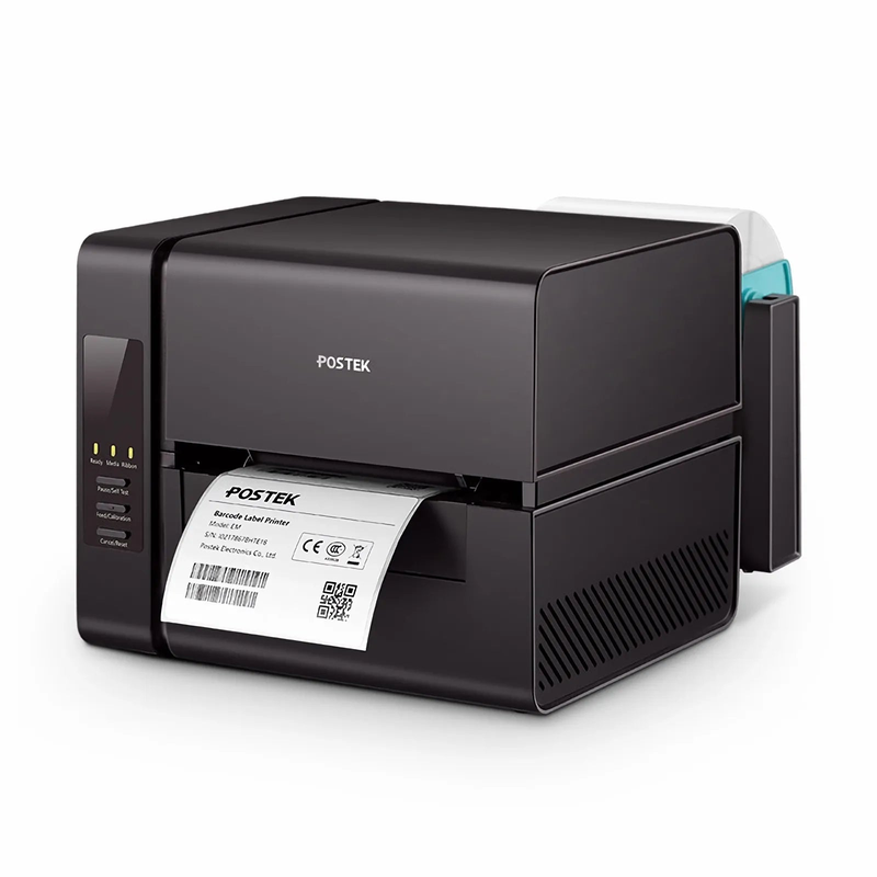 SFPS Postek E300i Commercial Label Printer with HEATA, 4.5" Color LCD Touch Screen, 300dpi, 4ips Print Speed SFPS