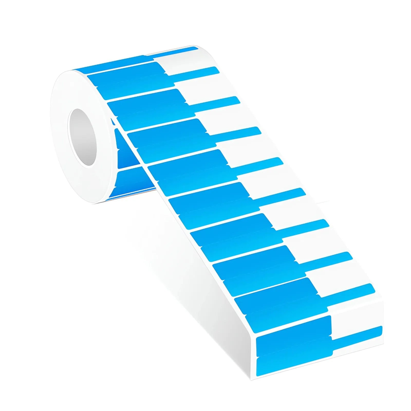 SFPS 1.02in.W x 3.31in.L Printable P-Flag Label, PET, Reel, Blue, 500Labels/Roll SFPS