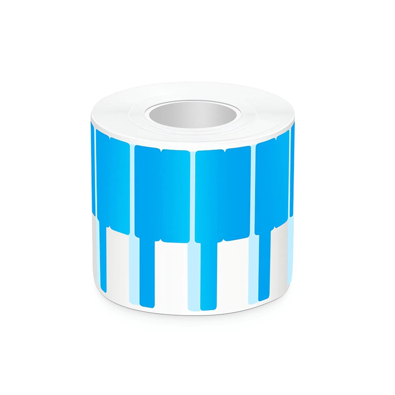 SFPS 0.94in.W x 2.75in.L Printable P-Flag Label, PET, Reel, Blue, 500Labels/Roll SFPS