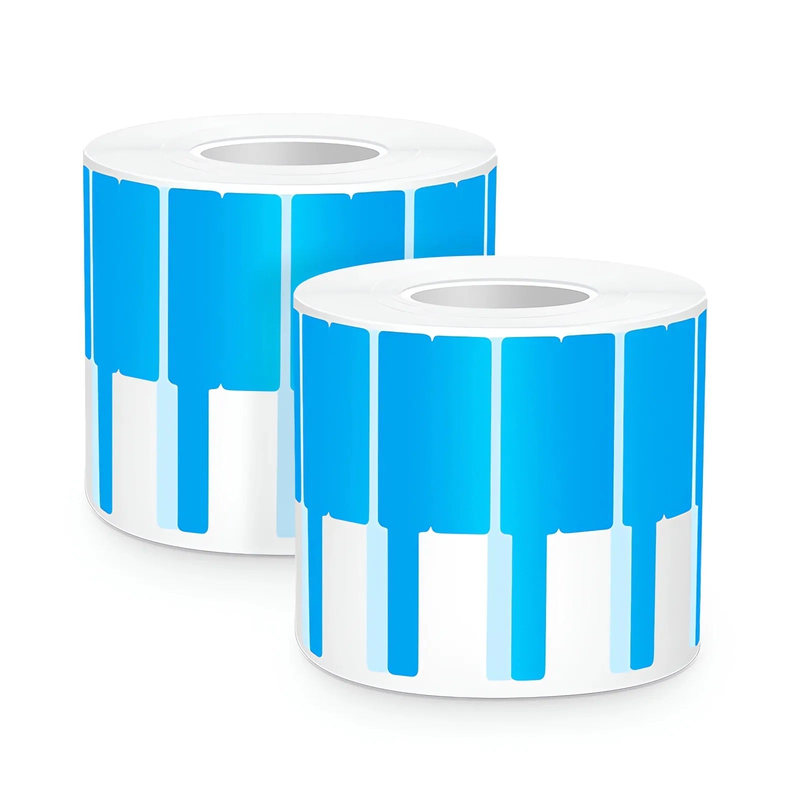 SFPS 0.94in.W x 2.75in.L Printable P-Flag Label, PET, Reel, Blue, 500Labels/Roll SFPS