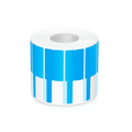 SFPS 0.94in.W x 2.75in.L Printable P-Flag Label, PET, Reel, Blue, 500Labels/Roll SFPS