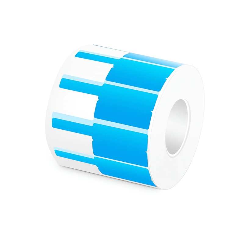 SFPS 0.94in.W x 2.75in.L Printable P-Flag Label, PET, Reel, Blue, 500Labels/Roll SFPS
