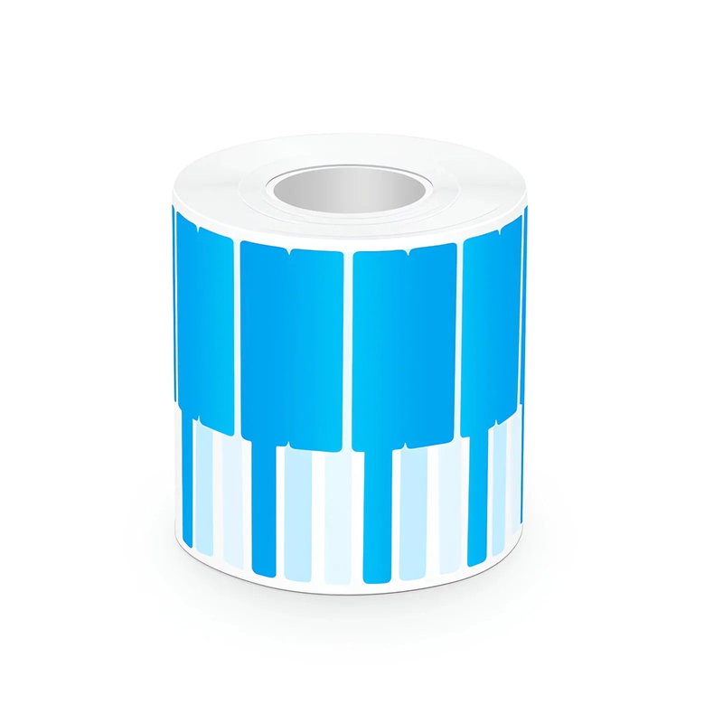 SFPS 1.02in.W x 3.31in.L Printable P-Flag Label, PET, Reel, Blue, 500Labels/Roll SFPS