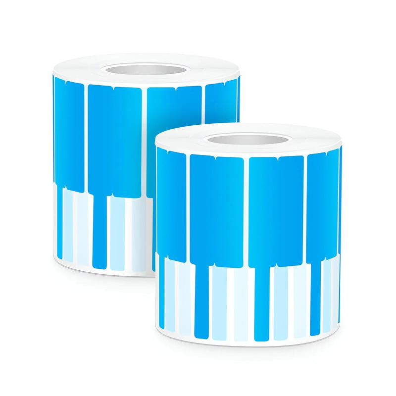 SFPS 1.02in.W x 3.31in.L Printable P-Flag Label, PET, Reel, Blue, 500Labels/Roll SFPS