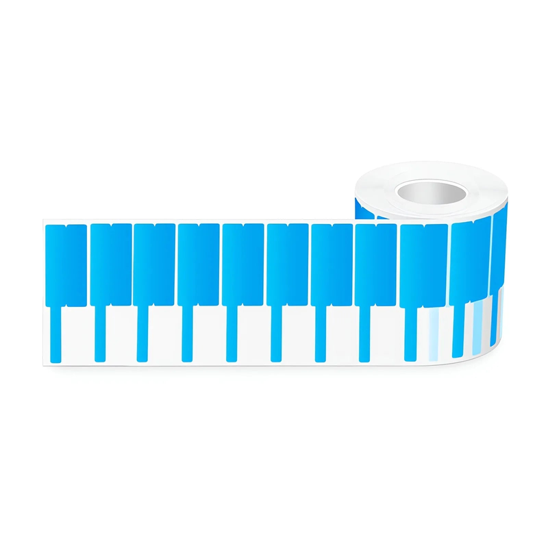 SFPS 1.02in.W x 3.31in.L Printable P-Flag Label, PET, Reel, Blue, 500Labels/Roll SFPS