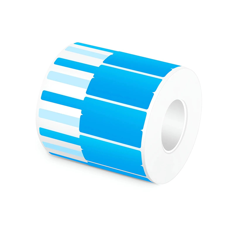 SFPS 1.02in.W x 3.31in.L Printable P-Flag Label, PET, Reel, Blue, 500Labels/Roll SFPS