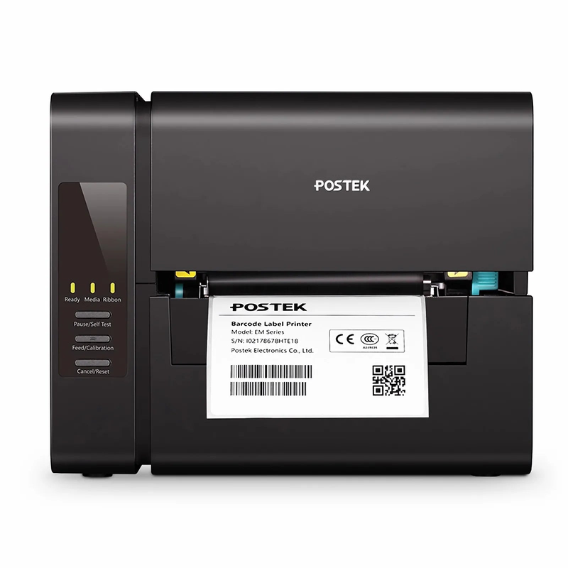 SFPS Postek E300i Commercial Label Printer with HEATA, 4.5" Color LCD Touch Screen, 300dpi, 4ips Print Speed SFPS