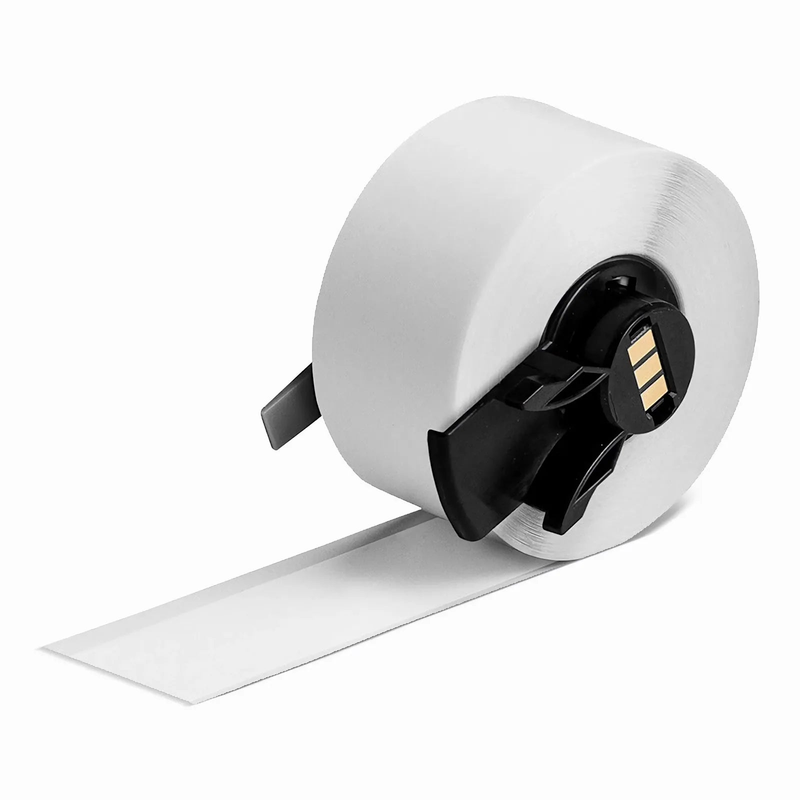 SFPS 1in.W x 600in.L Panel/Surface Labels for M611 Printer, Continuous Label/Roll, Black on White SFPS